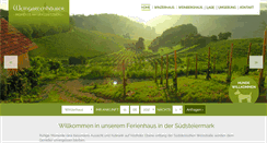 Desktop Screenshot of ferienhaus-steiermark.at